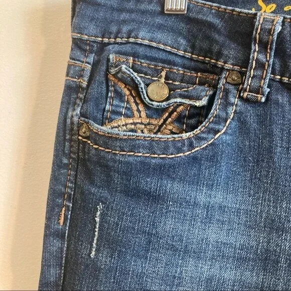 KUT FROM THE KLOTH Sz 12 So Low Straight Leg Jeans - Picture 12 of 14